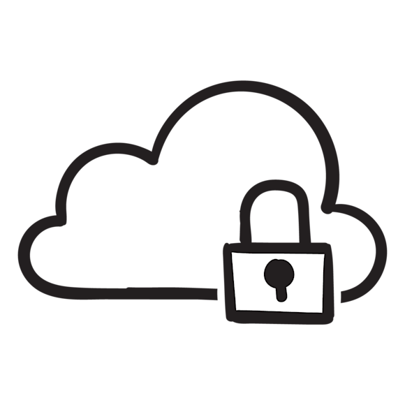 cloud with a lock