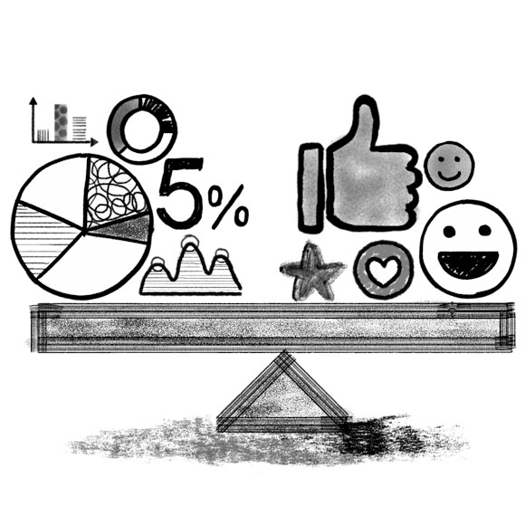 Scale with graphs and metrics