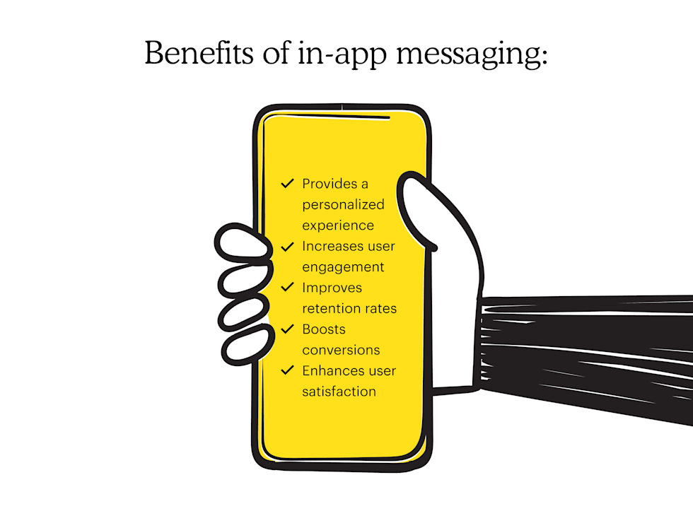 Benefits of in-app messaging