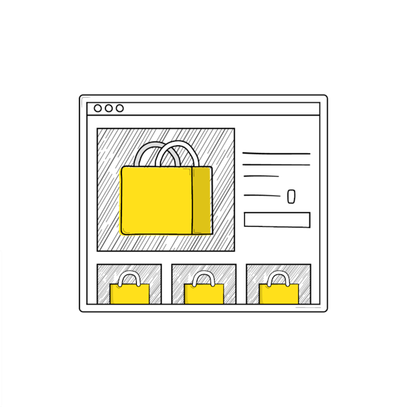 product landing page