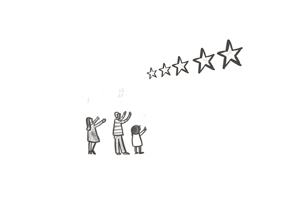 Customers and five stars