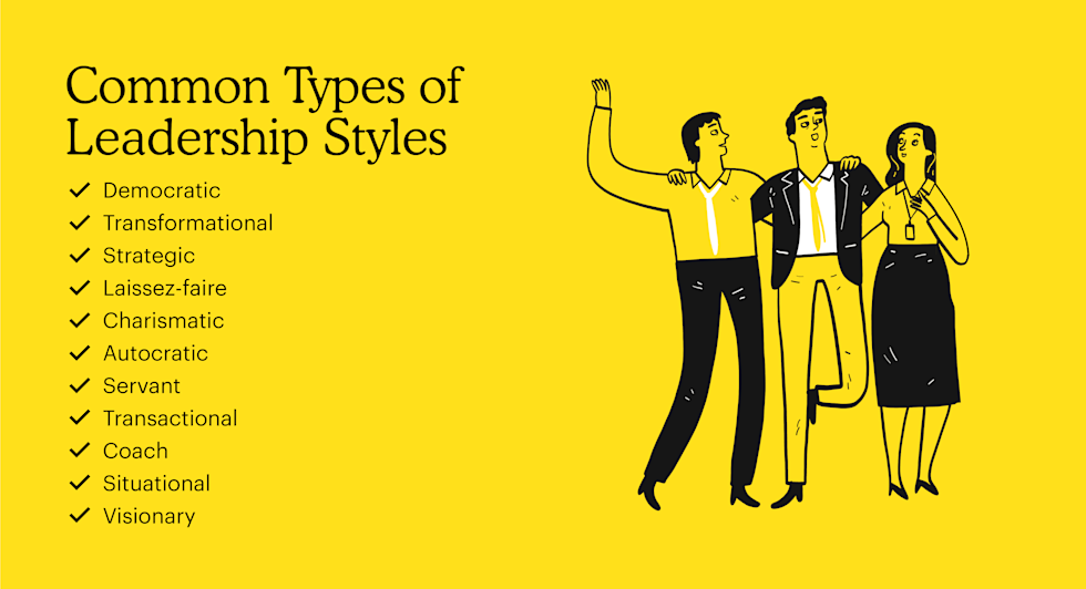 Common types of leadership styles