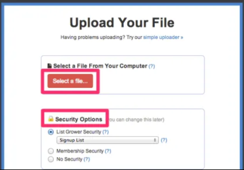Image of Digioh Upload your file uploader.