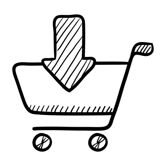 shopping cart graphic