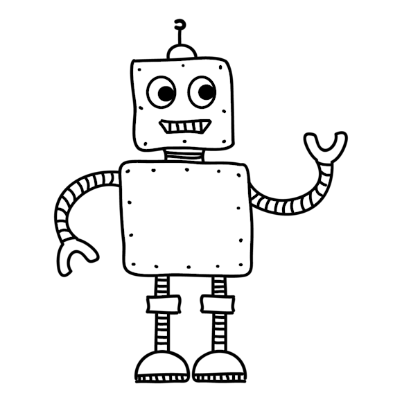 Graphic of a robot 