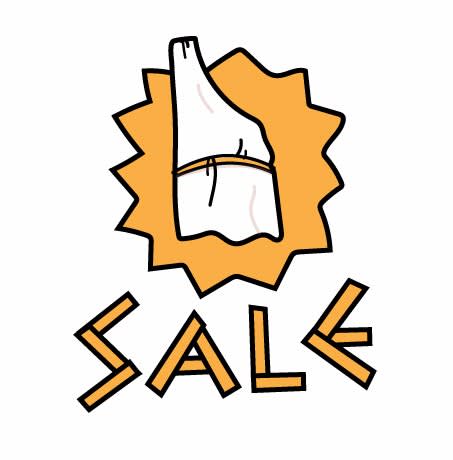 Decorative orange star shapes with white centers arranged in a scattered pattern