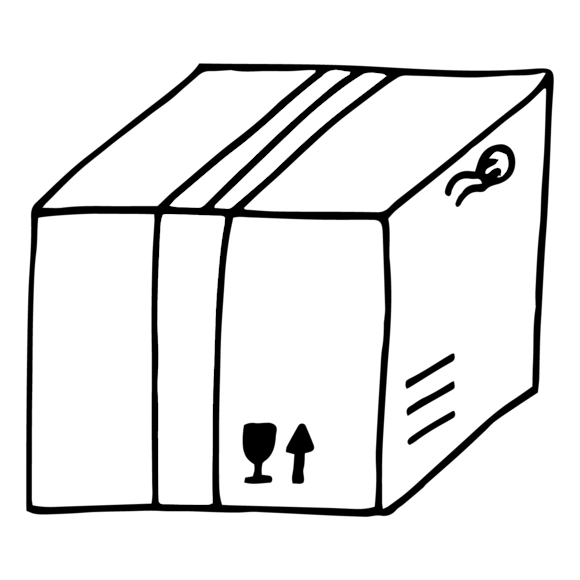 Graphic of a package