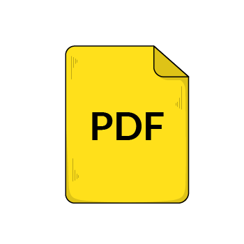 Yellow PDF document icons