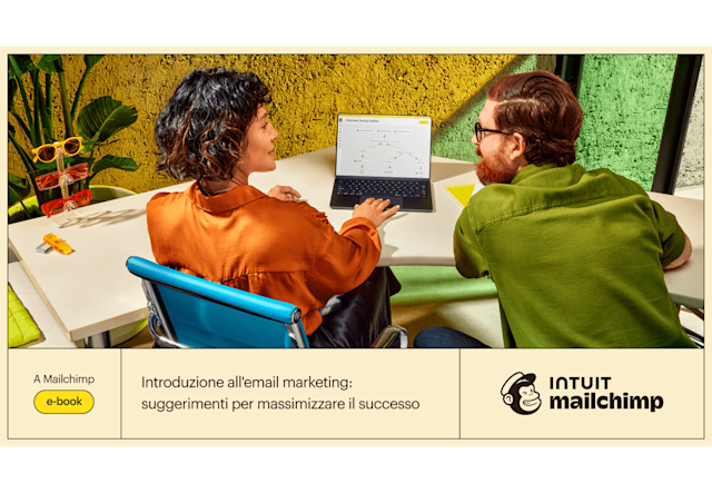 Copertina dell'e-book di Mailchimp Introduzione all'email marketing: suggerimenti per massimizzare il successo