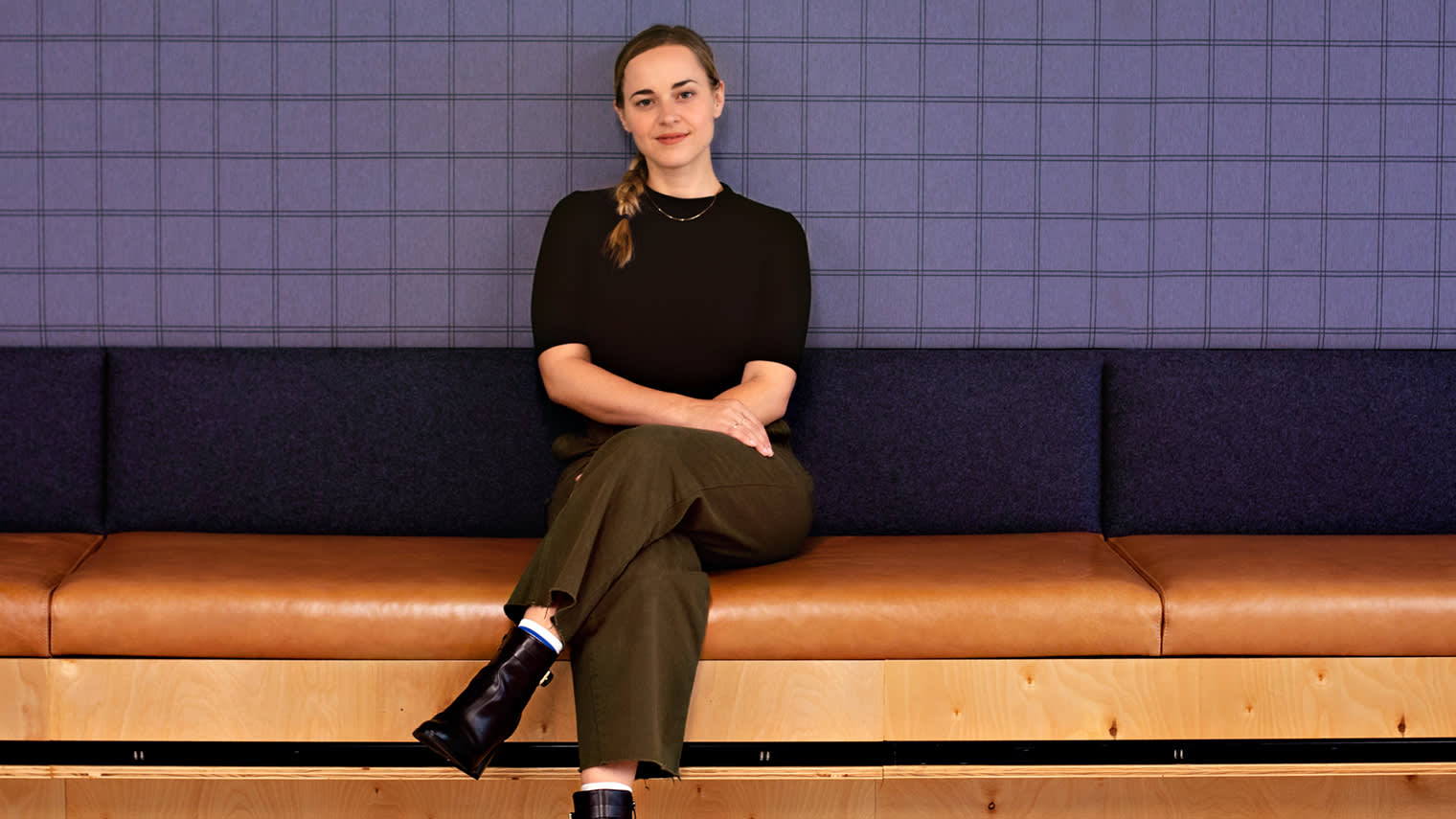 Marissa Jimenez, Hawke Director of Email Marketing, sits for photo. 