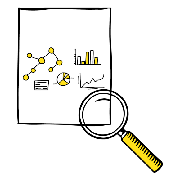 Illustration of metrics on a page