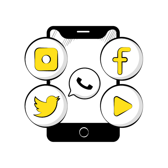 Different social media platforms