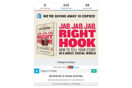 Run engaging competitions & automatically send entrants to any MailChimp list.