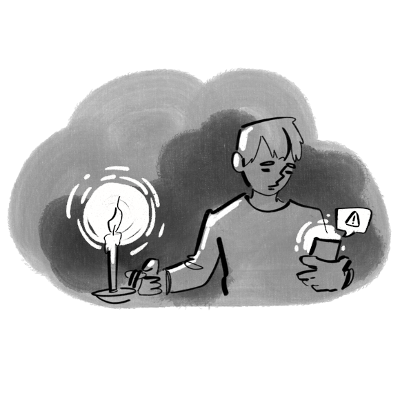 outage updates via text message