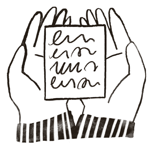 Hands holding a piece of paper