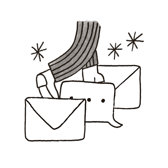 Emails and text message