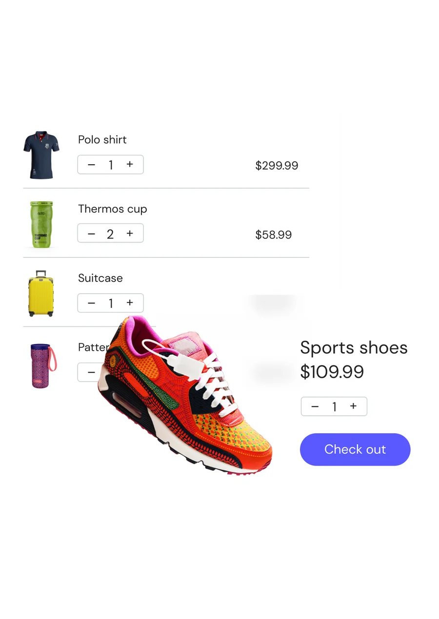 One-click checkout
Well-crafted website shopping cart that supports numerous payment options, in multiple currencies, accelerating your conversion.