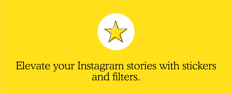 Elevate your Instagram stories with stickers and filters