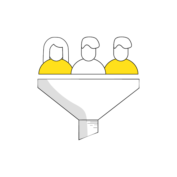 Lead nurturing funnel