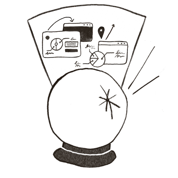 Crystal ball, predicting the future of common issues