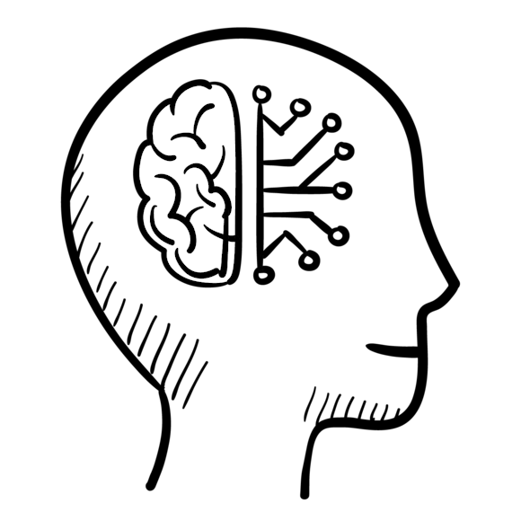 Graphic showing artificial intelligence