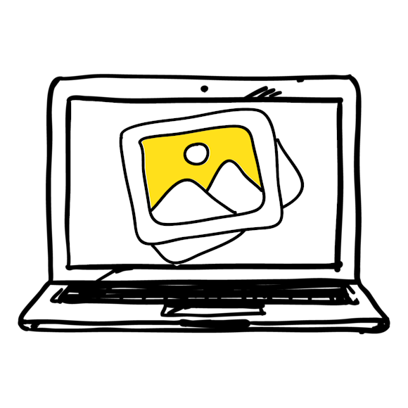 images on a computer