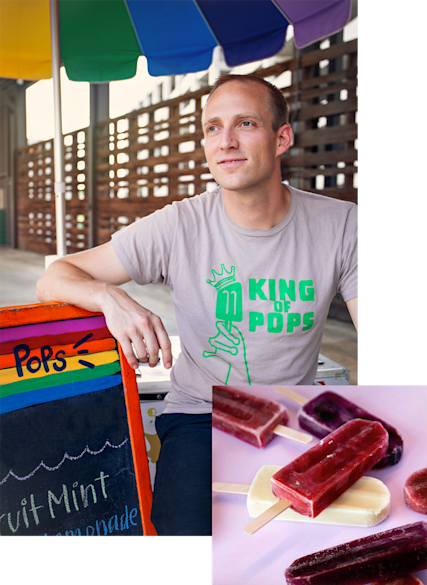 Steven Carse, co-founder of King of Pops