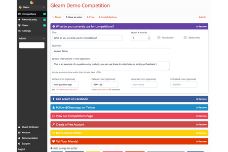 Run engaging competitions & automatically send entrants to any MailChimp list.