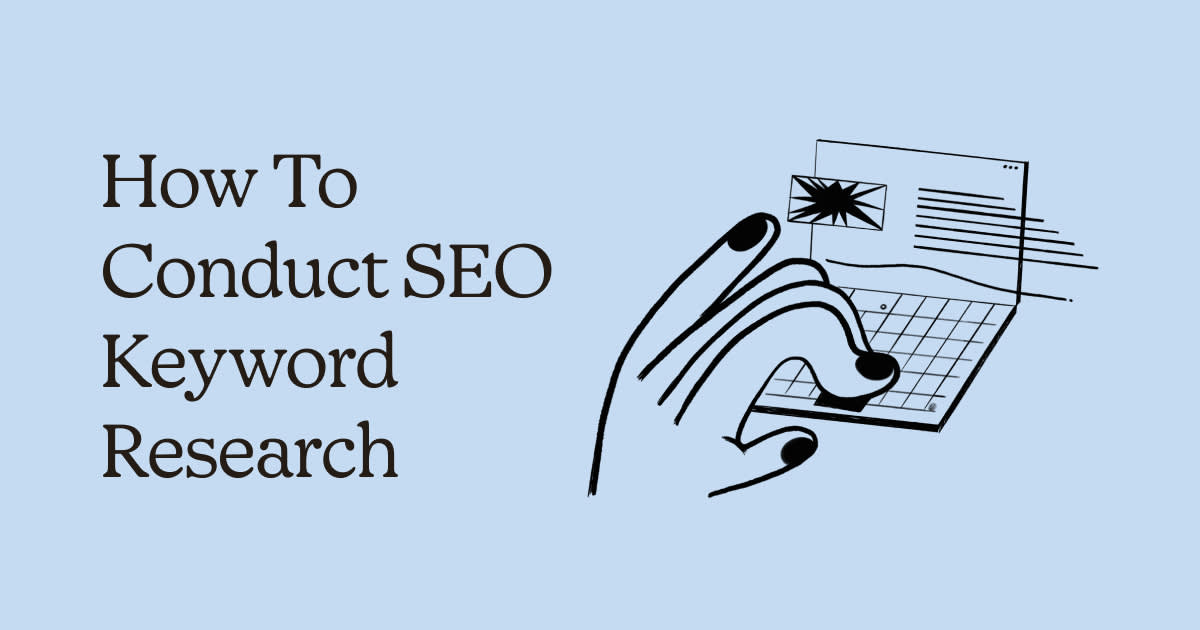 How To Conduct SEO Keyword Research-Social-Meta Illustration 