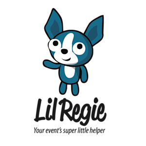 Image of Lil Regie logo with text your event's super little helper