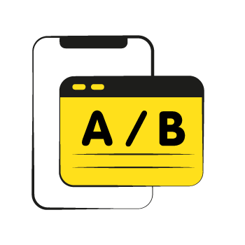 a/b test landing pages