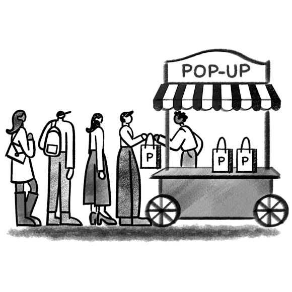 Pop-up retail shop