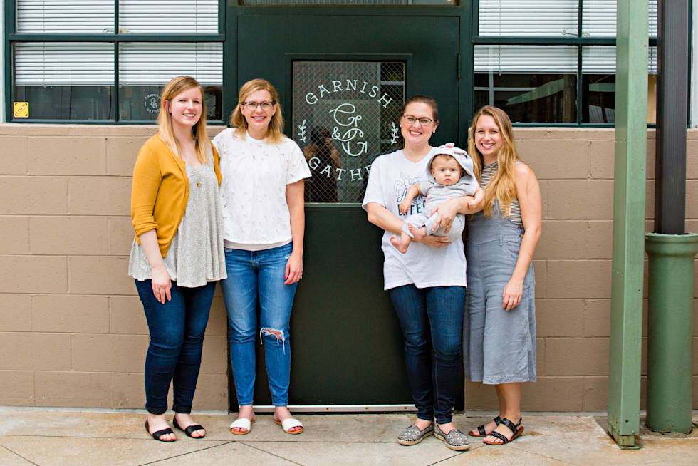 Kasia and the Garnish & Gather crew