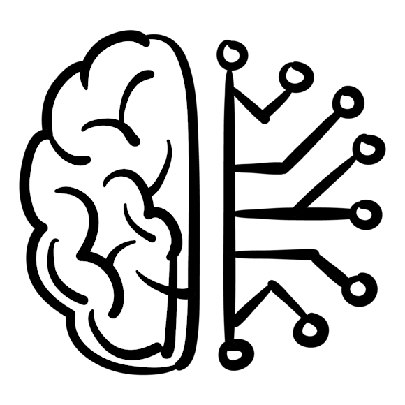 brain and artificial intelligence graphic