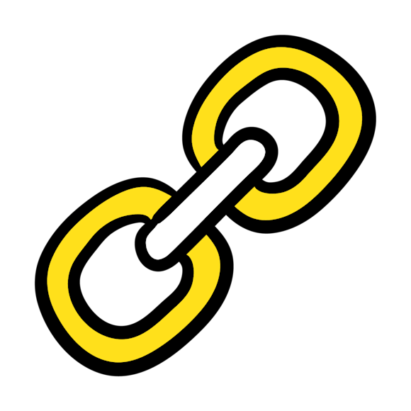 Graphic of a link chain