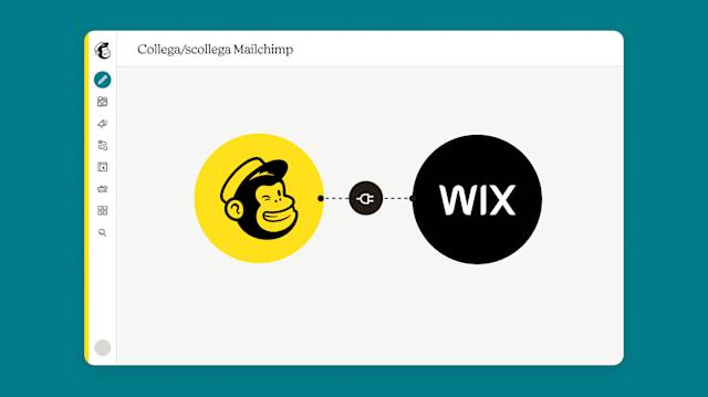 Collega o scollega Mailchimp per Wix