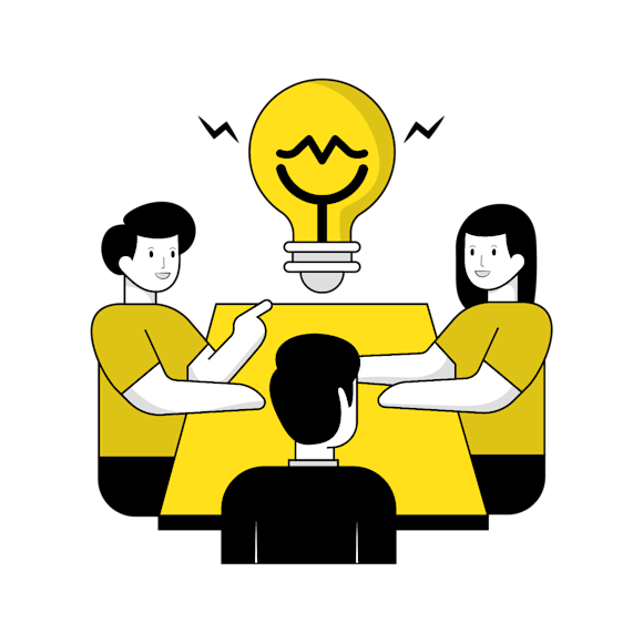 company brainstorming