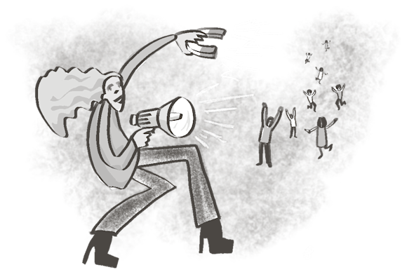 grabbing customer attention with both push and pull marketing