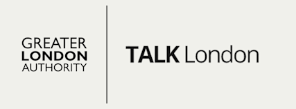 GLA Talk London logo