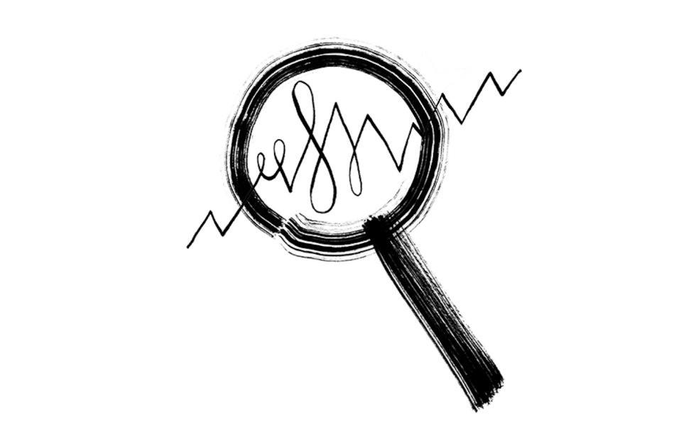 magnifying glass illustration