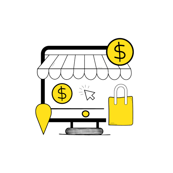 ecommerce marketplace graphic