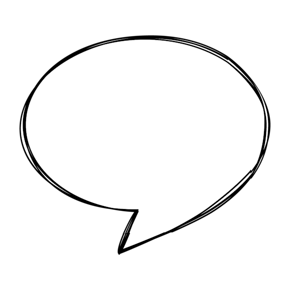 Graphic of a speech bubble