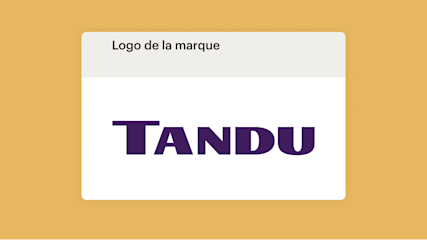 Fichier d'un logo de marque enregistré dans le producteur de contenu de Mailchimp.