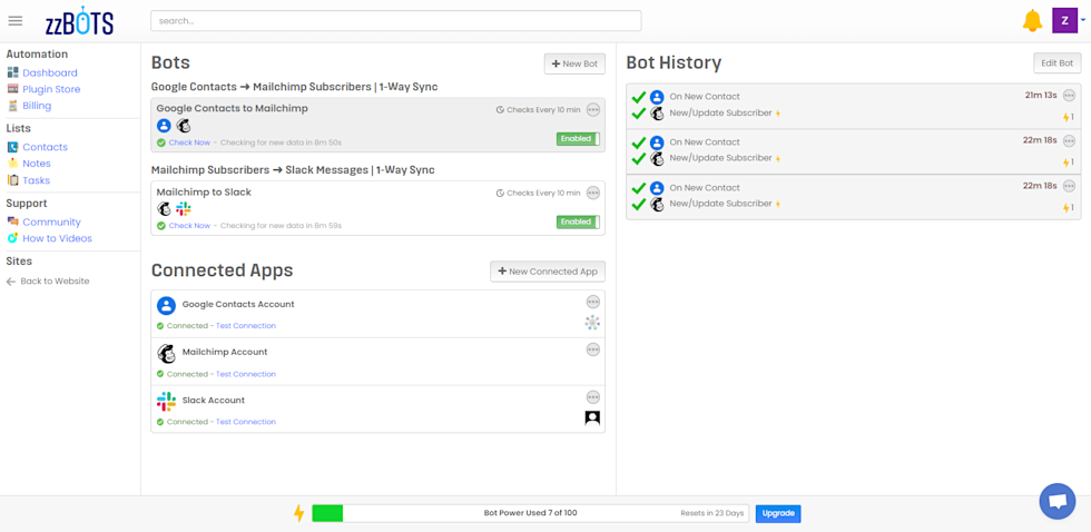 This is your workspace, you will be directed here once you create an account and login.