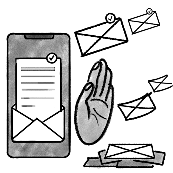 Emails being delivered