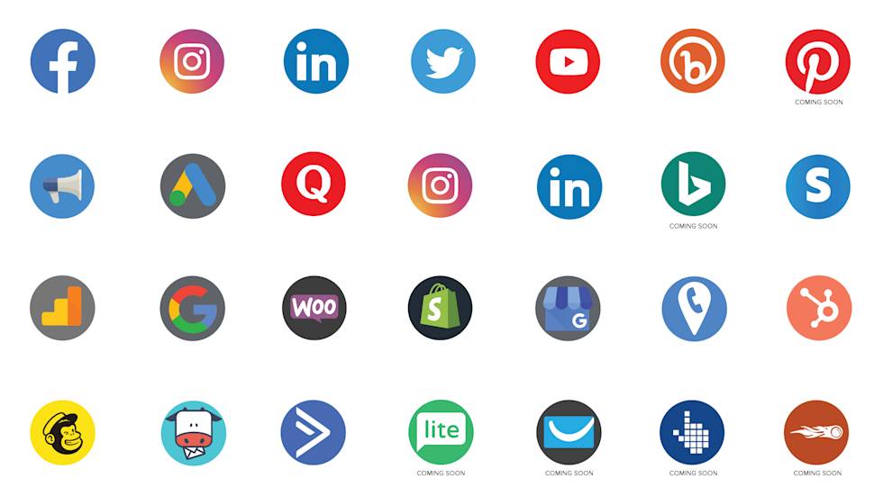 Image of different company logos