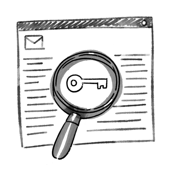 Password reset email