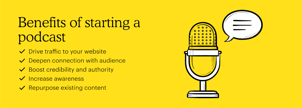 Benefits of starting a podcast and sharing episodes on a podcast hosting platform