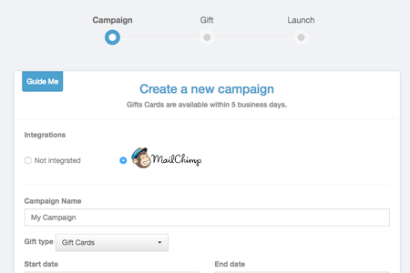 Screenshot of the Appyreward integration