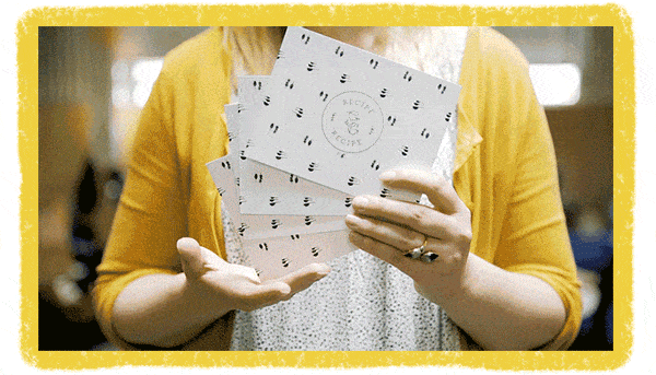 Kasia playing with cards